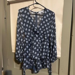 Polka dot romper XS